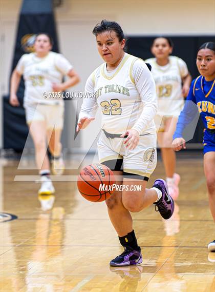 Thumbnail 3 in Mesa Vista vs. Cuba (Lady Braves Invite at Santa Fe Indian School) photogallery.