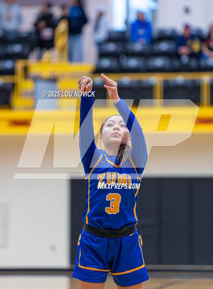 Thumbnail 1 in Mesa Vista vs. Cuba (Lady Braves Invite at Santa Fe Indian School) photogallery.