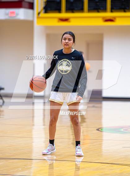 Thumbnail 1 in Mesa Vista vs. Cuba (Lady Braves Invite at Santa Fe Indian School) photogallery.