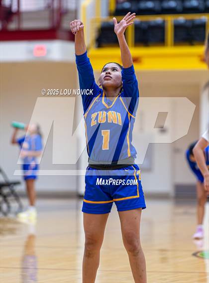 Thumbnail 1 in Mesa Vista vs. Cuba (Lady Braves Invite at Santa Fe Indian School) photogallery.