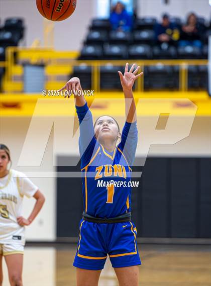 Thumbnail 1 in Mesa Vista vs. Cuba (Lady Braves Invite at Santa Fe Indian School) photogallery.