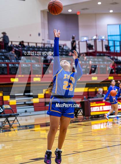 Thumbnail 1 in Mesa Vista vs. Cuba (Lady Braves Invite at Santa Fe Indian School) photogallery.