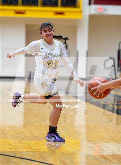 Thumbnail 2 in Mesa Vista vs. Cuba (Lady Braves Invite at Santa Fe Indian School) photogallery.