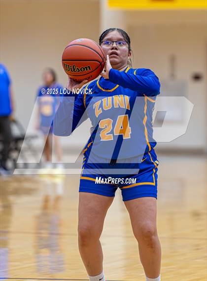 Thumbnail 3 in Mesa Vista vs. Cuba (Lady Braves Invite at Santa Fe Indian School) photogallery.