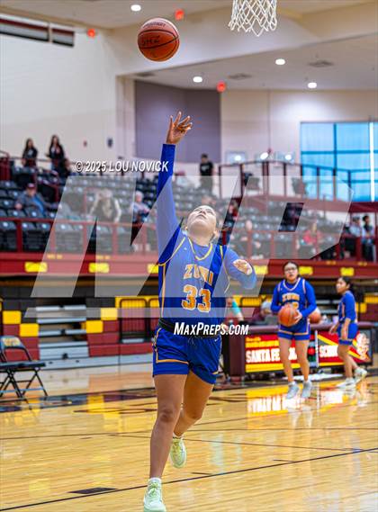 Thumbnail 1 in Mesa Vista vs. Cuba (Lady Braves Invite at Santa Fe Indian School) photogallery.