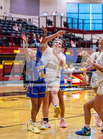 Thumbnail 1 in Mesa Vista vs. Cuba (Lady Braves Invite at Santa Fe Indian School) photogallery.