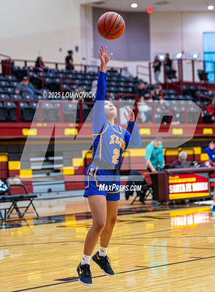 Thumbnail 3 in Mesa Vista vs. Cuba (Lady Braves Invite at Santa Fe Indian School) photogallery.