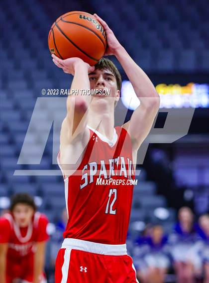 Thumbnail 2 in Wheatland vs. East Nicolaus (At Golden1 Center) photogallery.