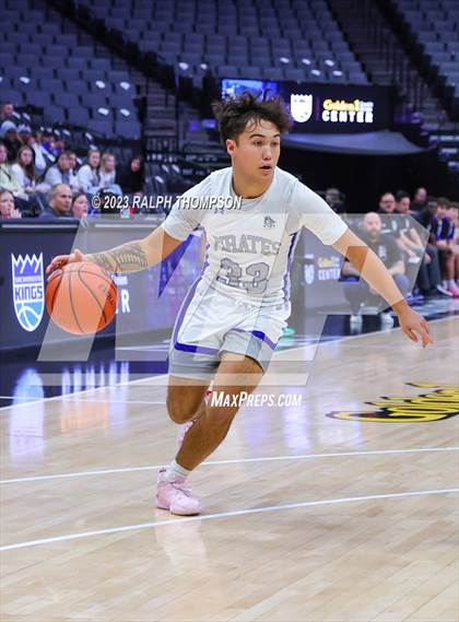 Thumbnail 2 in Wheatland vs. East Nicolaus (At Golden1 Center) photogallery.