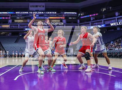 Thumbnail 3 in Wheatland vs. East Nicolaus (At Golden1 Center) photogallery.