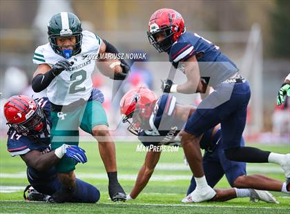 Thumbnail 1 in Cass Tech vs  Southfield Arts & Tech (MHSAA District Final) photogallery.