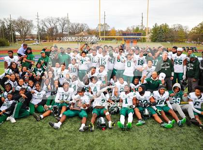 Thumbnail 3 in Cass Tech vs  Southfield Arts & Tech (MHSAA District Final) photogallery.