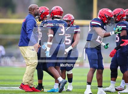 Thumbnail 1 in Cass Tech vs  Southfield Arts & Tech (MHSAA District Final) photogallery.