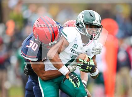 Thumbnail 3 in Cass Tech vs  Southfield Arts & Tech (MHSAA District Final) photogallery.