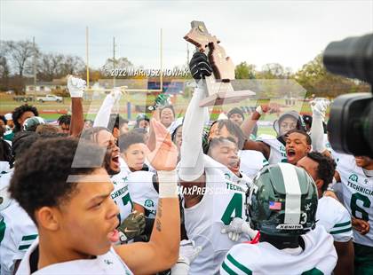 Thumbnail 2 in Cass Tech vs  Southfield Arts & Tech (MHSAA District Final) photogallery.