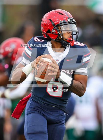 Thumbnail 1 in Cass Tech vs  Southfield Arts & Tech (MHSAA District Final) photogallery.