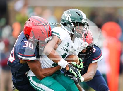 Thumbnail 1 in Cass Tech vs  Southfield Arts & Tech (MHSAA District Final) photogallery.