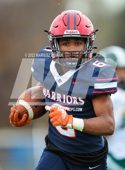 Thumbnail 2 in Cass Tech vs  Southfield Arts & Tech (MHSAA District Final) photogallery.