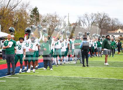 Thumbnail 3 in Cass Tech vs  Southfield Arts & Tech (MHSAA District Final) photogallery.