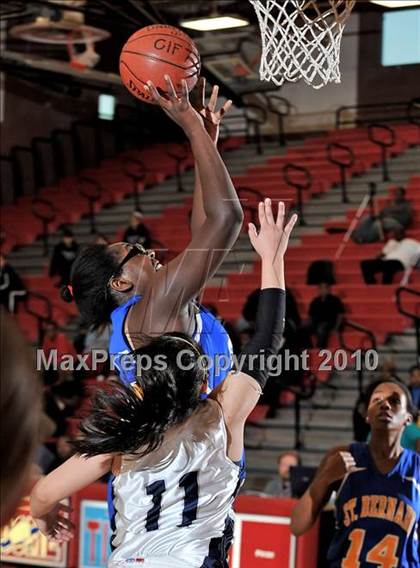 Thumbnail 2 in St. Bernard vs. Hillcrest Christian (CIF SS 6AA Final) photogallery.