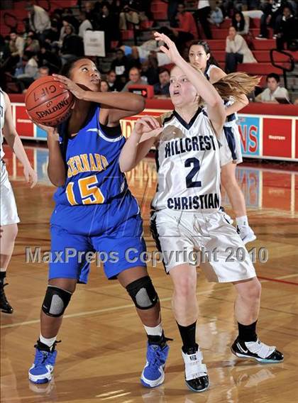Thumbnail 3 in St. Bernard vs. Hillcrest Christian (CIF SS 6AA Final) photogallery.