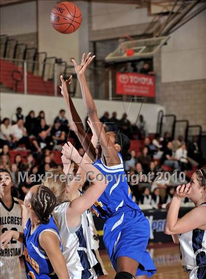 Thumbnail 2 in St. Bernard vs. Hillcrest Christian (CIF SS 6AA Final) photogallery.