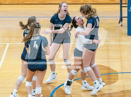 Thumbnail 3 in Cathedral vs New Castle (IHSAA 4A Regional Semifinal) photogallery.