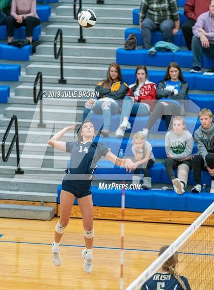 Thumbnail 2 in Cathedral vs New Castle (IHSAA 4A Regional Semifinal) photogallery.