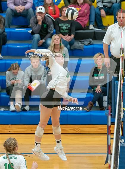 Thumbnail 3 in Cathedral vs New Castle (IHSAA 4A Regional Semifinal) photogallery.