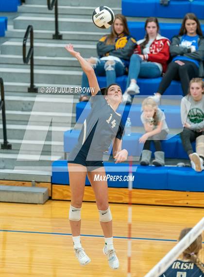 Thumbnail 1 in Cathedral vs New Castle (IHSAA 4A Regional Semifinal) photogallery.
