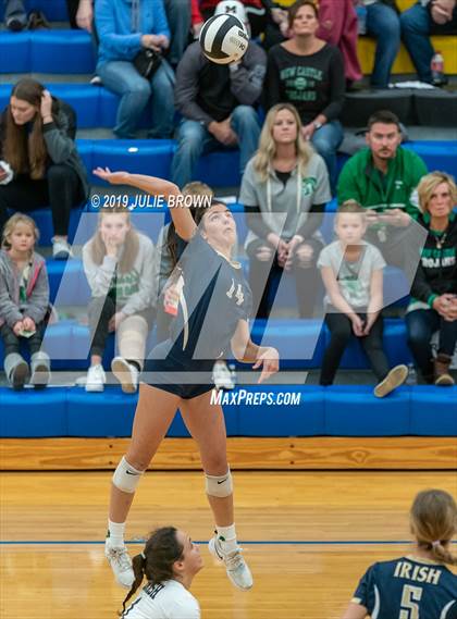 Thumbnail 1 in Cathedral vs New Castle (IHSAA 4A Regional Semifinal) photogallery.