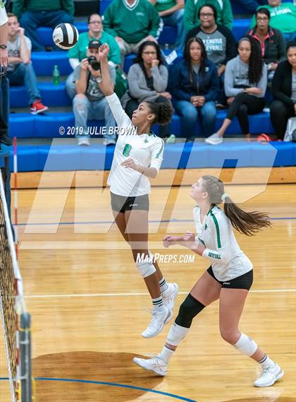 Thumbnail 2 in Cathedral vs New Castle (IHSAA 4A Regional Semifinal) photogallery.