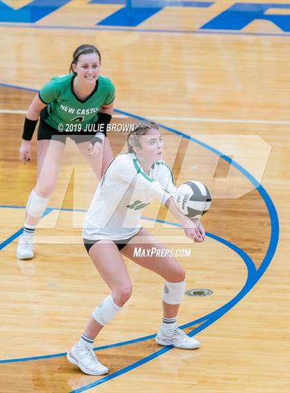 Thumbnail 3 in Cathedral vs New Castle (IHSAA 4A Regional Semifinal) photogallery.