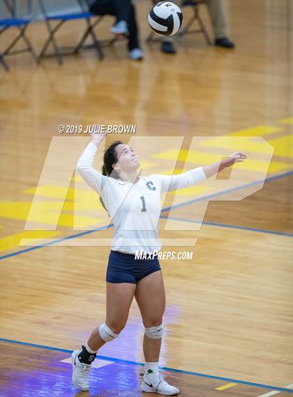 Thumbnail 2 in Cathedral vs New Castle (IHSAA 4A Regional Semifinal) photogallery.