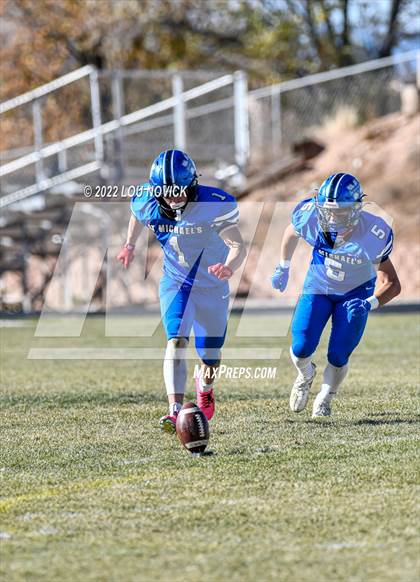 Thumbnail 1 in Thoreau @ St. Michael's (NMAA 3A Qaurterfinals) photogallery.