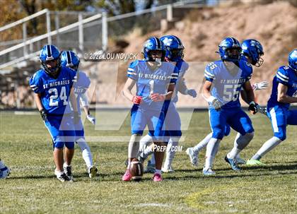 Thumbnail 3 in Thoreau @ St. Michael's (NMAA 3A Qaurterfinals) photogallery.