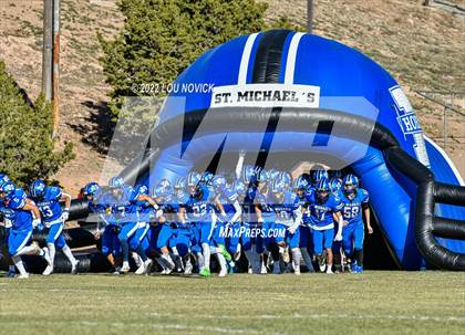 Thumbnail 1 in Thoreau @ St. Michael's (NMAA 3A Qaurterfinals) photogallery.