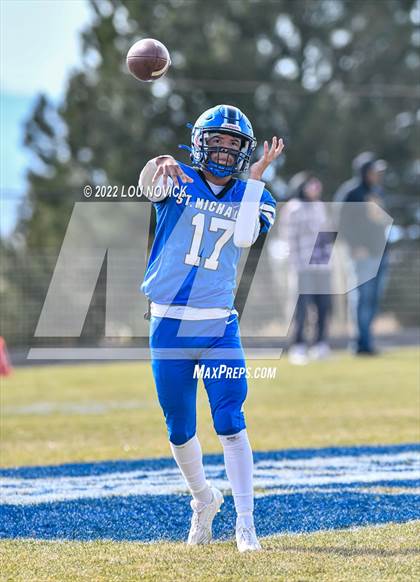 Thumbnail 2 in Thoreau @ St. Michael's (NMAA 3A Qaurterfinals) photogallery.
