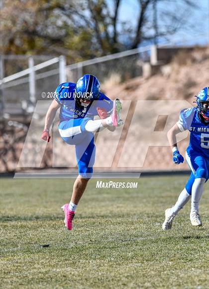 Thumbnail 3 in Thoreau @ St. Michael's (NMAA 3A Qaurterfinals) photogallery.