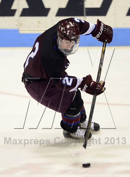 Thumbnail 2 in Brookfield/Bethel/Danbury vs. East Catholic (CIAC Division II Semifinal) photogallery.