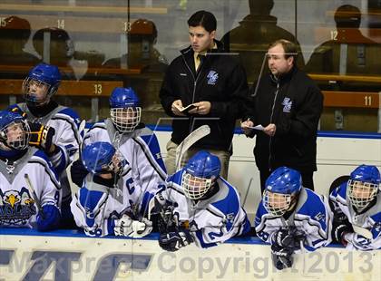 Thumbnail 2 in Brookfield/Bethel/Danbury vs. East Catholic (CIAC Division II Semifinal) photogallery.