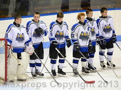 Thumbnail 1 in Brookfield/Bethel/Danbury vs. East Catholic (CIAC Division II Semifinal) photogallery.