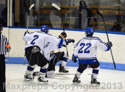 Thumbnail 2 in Brookfield/Bethel/Danbury vs. East Catholic (CIAC Division II Semifinal) photogallery.