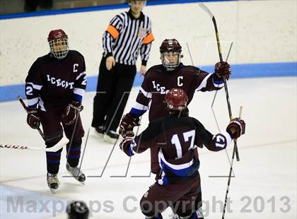 Thumbnail 1 in Brookfield/Bethel/Danbury vs. East Catholic (CIAC Division II Semifinal) photogallery.