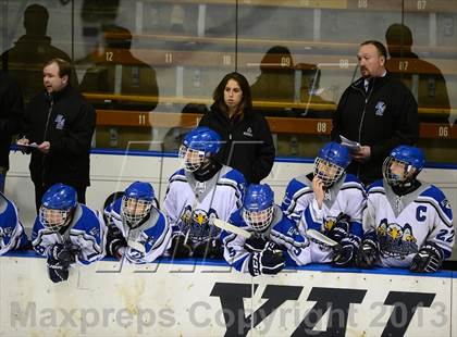 Thumbnail 2 in Brookfield/Bethel/Danbury vs. East Catholic (CIAC Division II Semifinal) photogallery.