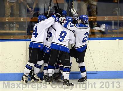 Thumbnail 2 in Brookfield/Bethel/Danbury vs. East Catholic (CIAC Division II Semifinal) photogallery.