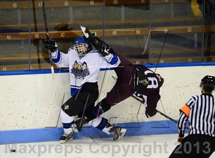 Thumbnail 1 in Brookfield/Bethel/Danbury vs. East Catholic (CIAC Division II Semifinal) photogallery.