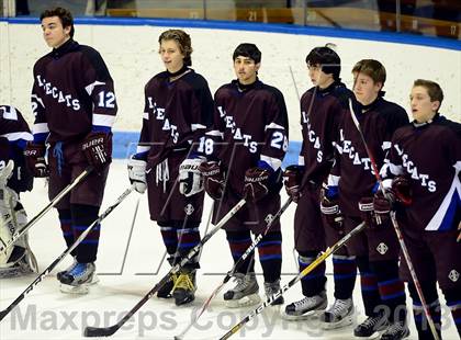 Thumbnail 1 in Brookfield/Bethel/Danbury vs. East Catholic (CIAC Division II Semifinal) photogallery.