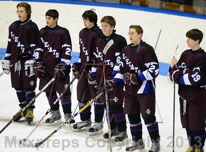 Thumbnail 3 in Brookfield/Bethel/Danbury vs. East Catholic (CIAC Division II Semifinal) photogallery.