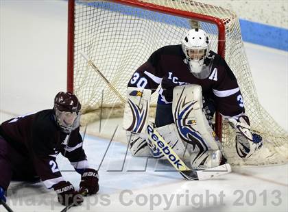 Thumbnail 2 in Brookfield/Bethel/Danbury vs. East Catholic (CIAC Division II Semifinal) photogallery.